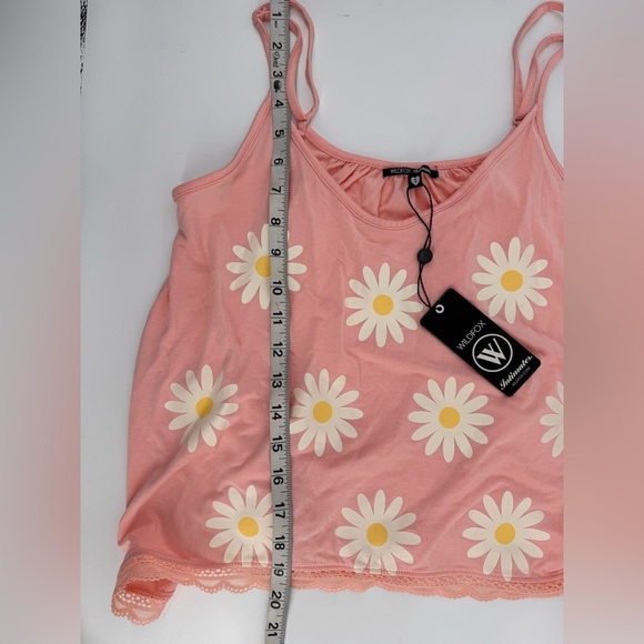 NWT Wildfox Intimates chamomiles pink top - Picture 4 of 4